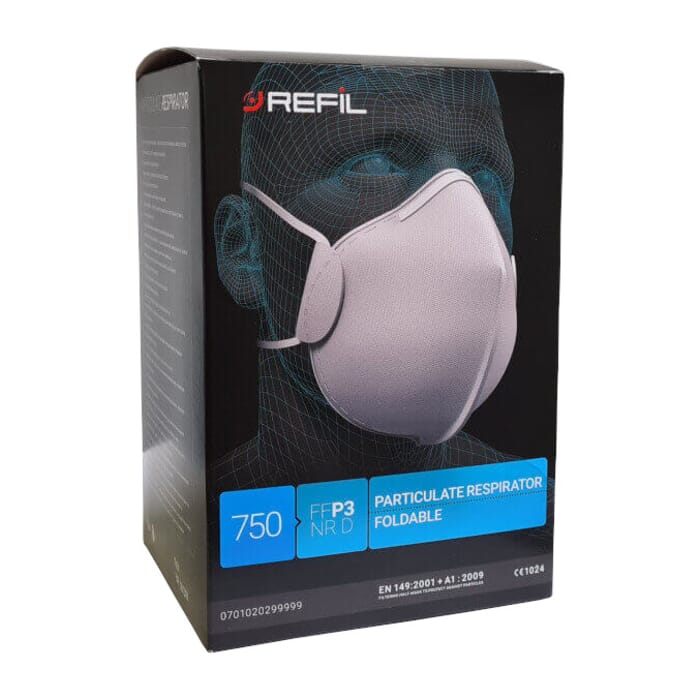 REFIL FFP3 Atemschutzmaske ohne Ventil - 10er Box 