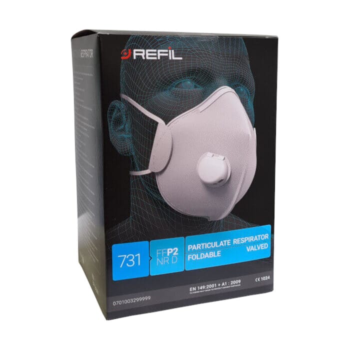 REFIL FFP2 Atemschutzmaske mit Ventil - 15er Box 