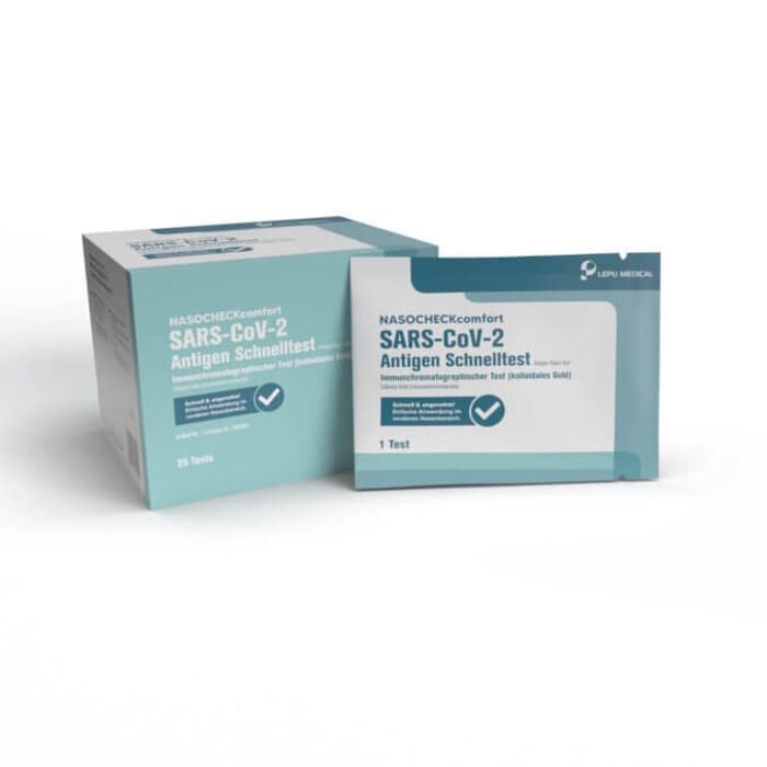 Lepu® Nasocheck Comfort Antigen-Selbsttest (25 Tests)