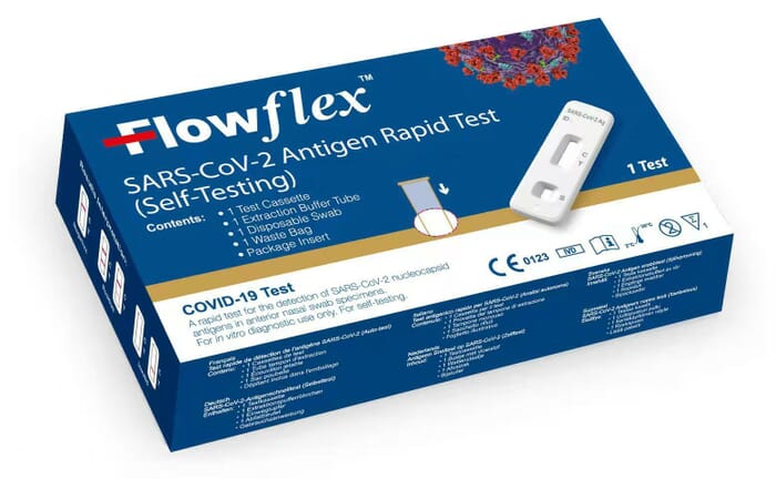 FlowFlex Selbsttest - CE 0123