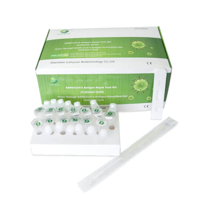 Green Spring® SARS-CoV-2-Antigen-Schnelltest-Set - 25 Stück