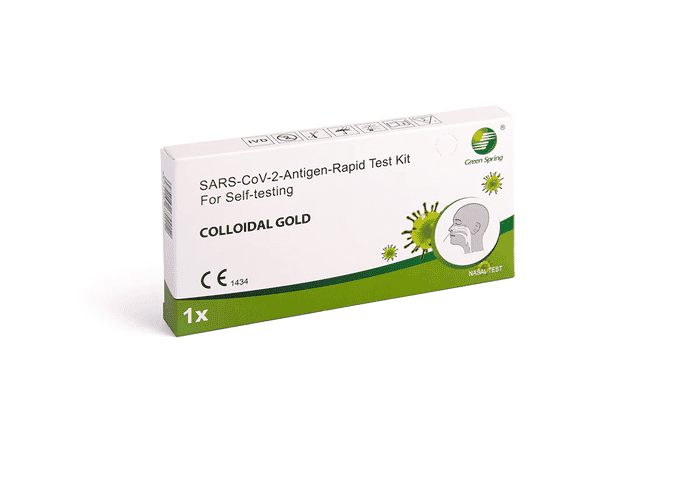 Green Spring SARS-CoV-2-Antigen-Selbsttest - nasal - 1er Laientest